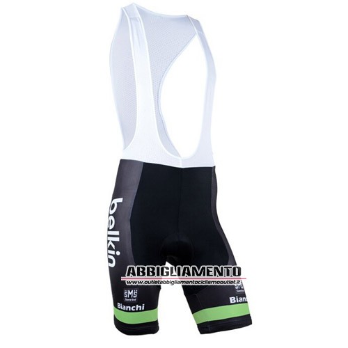 Abbigliamento Belkin 2014 Manica Corta E Pantaloncino Con Bretelle Verde E Nero - Clicca l'immagine per chiudere